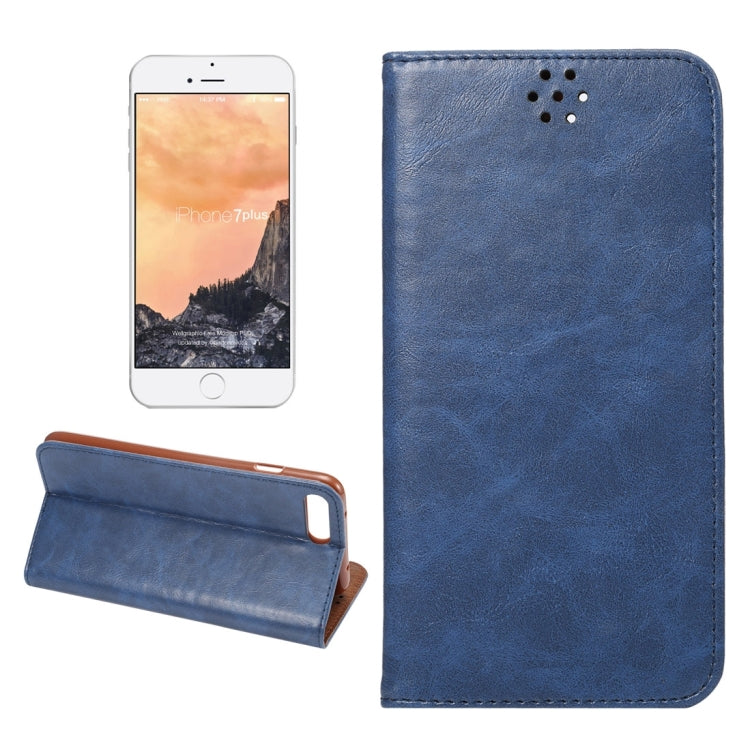 For iPhone 8 Plus / 7 Plus Crazy Horse Texture Auto Closed Horizontal Flip Leather Case with Holder & Card Slots & Wallet