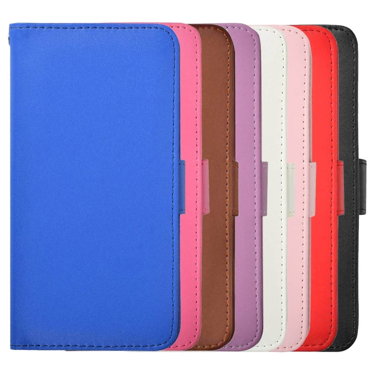 For iPhone 8 Plus & 7 Plus   Plain Weave Texture Horizontal Flip Leather Case with Card Slots & Wallet & Lanyard