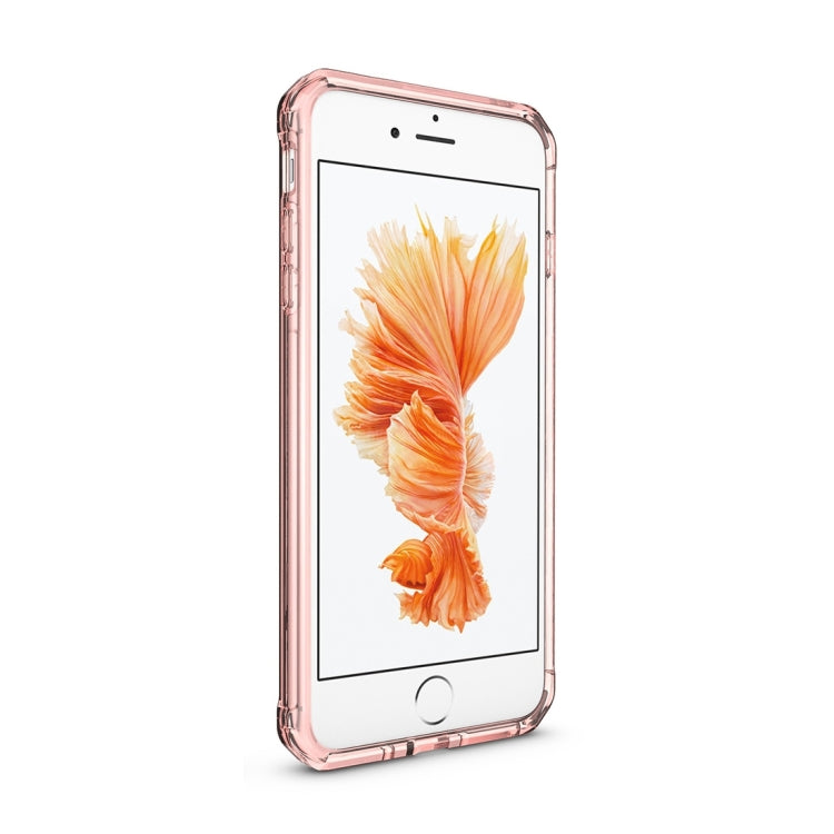 For iPhone 8 Plus & 7 Plus   Shockproof Acrylic + TPU Transparent Armor Protective Case