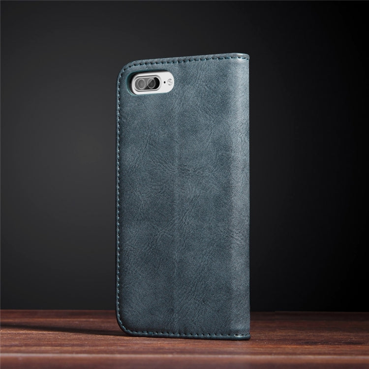 For iPhone 8 Plus & 7 Plus   Bronze Texture Casual Style Horizontal Flip Leather Case with Holder & Card Slots