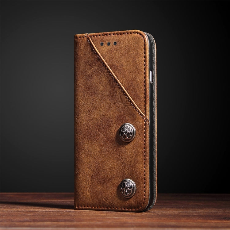 For iPhone 8 Plus & 7 Plus   Bronze Texture Casual Style Horizontal Flip Leather Case with Holder & Card Slots