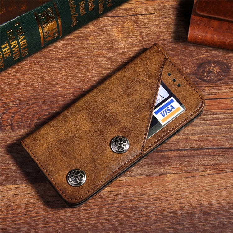 For iPhone 8 Plus & 7 Plus   Bronze Texture Casual Style Horizontal Flip Leather Case with Holder & Card Slots