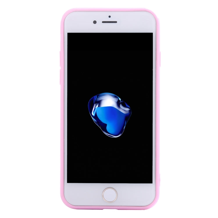 For iPhone 8 Plus & 7 Plus   TPU + PC Frosted Transparent Protective Case