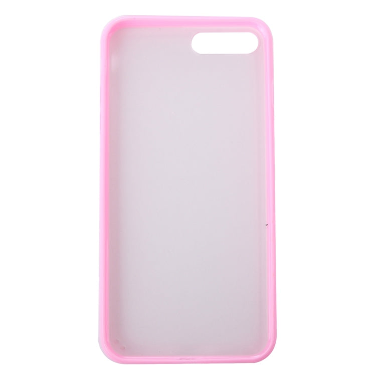 For iPhone 8 Plus & 7 Plus   TPU + PC Frosted Transparent Protective Case