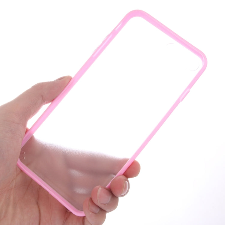 For iPhone 8 Plus & 7 Plus   TPU + PC Frosted Transparent Protective Case