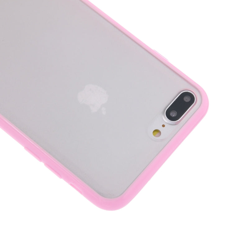 For iPhone 8 Plus & 7 Plus   TPU + PC Frosted Transparent Protective Case
