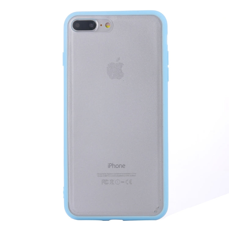 For iPhone 8 Plus & 7 Plus   TPU + PC Frosted Transparent Protective Case