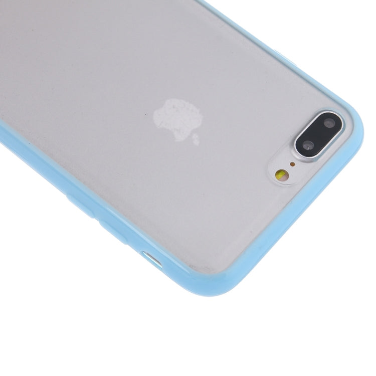 For iPhone 8 Plus & 7 Plus   TPU + PC Frosted Transparent Protective Case