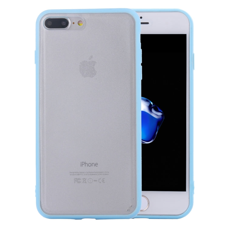 For iPhone 8 Plus & 7 Plus   TPU + PC Frosted Transparent Protective Case