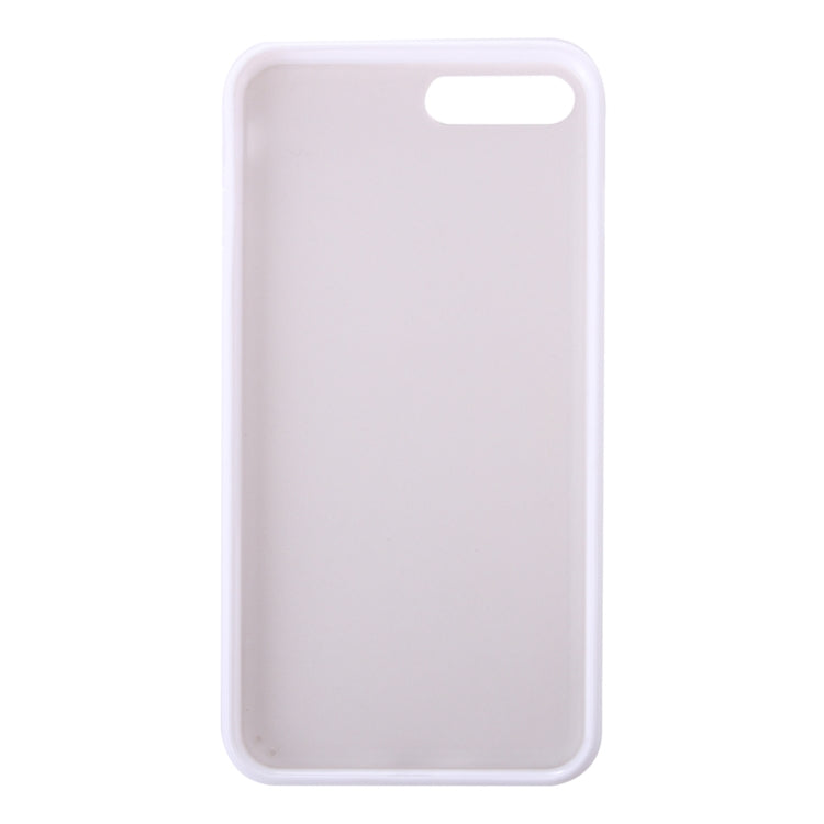 For iPhone 8 Plus & 7 Plus   TPU + PC Frosted Transparent Protective Case