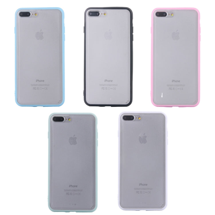 For iPhone 8 Plus & 7 Plus   TPU + PC Frosted Transparent Protective Case