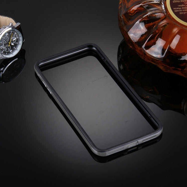 For iPhone 8 Plus & 7 Plus   Silicone + Metal Aluminum Bumper Frame