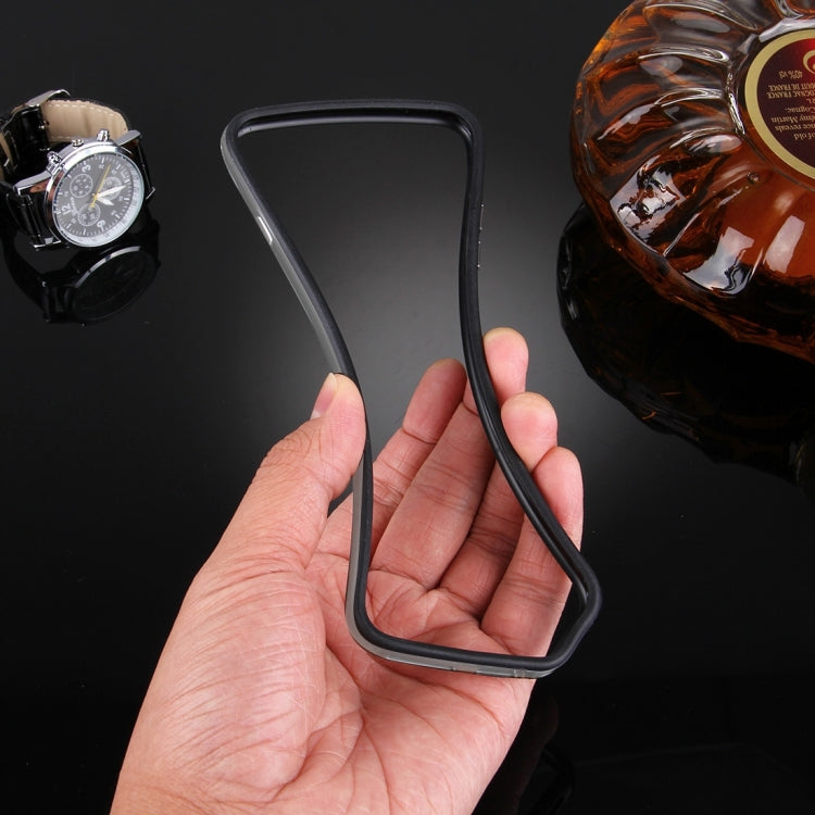 For iPhone 8 Plus & 7 Plus   Silicone + Metal Aluminum Bumper Frame