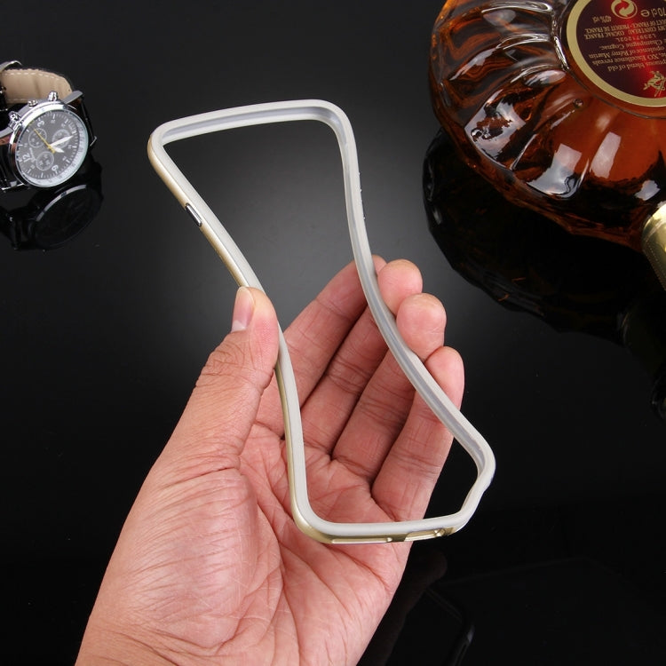 For iPhone 8 Plus & 7 Plus   Silicone + Metal Aluminum Bumper Frame