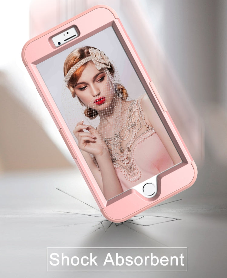 For iPhone 8 Plus & 7 Plus   Separable contrast color PC + Silicone Combination Case