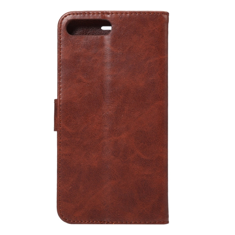For iPhone 8 Plus & 7 Plus   Crazy Horse Texture Horizontal Flip Leather Case with Holder & Card Slots & Wallet