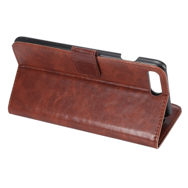 For iPhone 8 Plus & 7 Plus   Crazy Horse Texture Horizontal Flip Leather Case with Holder & Card Slots & Wallet