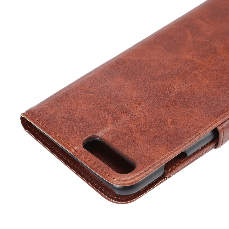 For iPhone 8 Plus & 7 Plus   Crazy Horse Texture Horizontal Flip Leather Case with Holder & Card Slots & Wallet