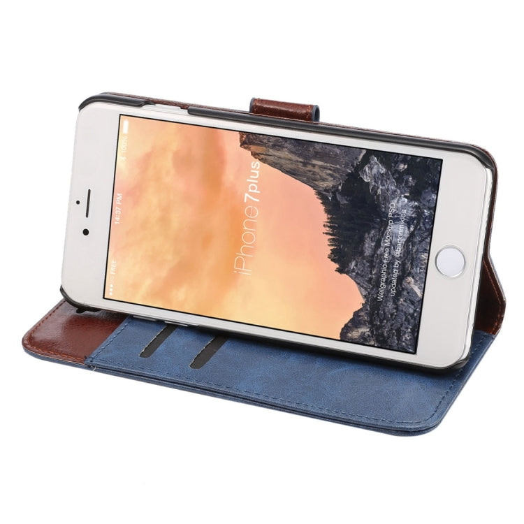 For iPhone 8 Plus & 7 Plus   Crazy Horse Texture Horizontal Flip Leather Case with Holder & Card Slots & Wallet