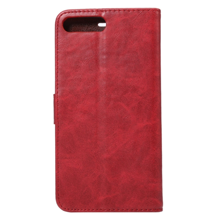 For iPhone 8 Plus & 7 Plus   Crazy Horse Texture Horizontal Flip Leather Case with Holder & Card Slots & Wallet