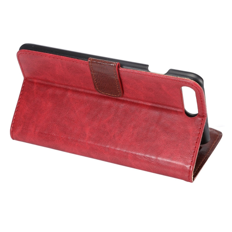 For iPhone 8 Plus & 7 Plus   Crazy Horse Texture Horizontal Flip Leather Case with Holder & Card Slots & Wallet