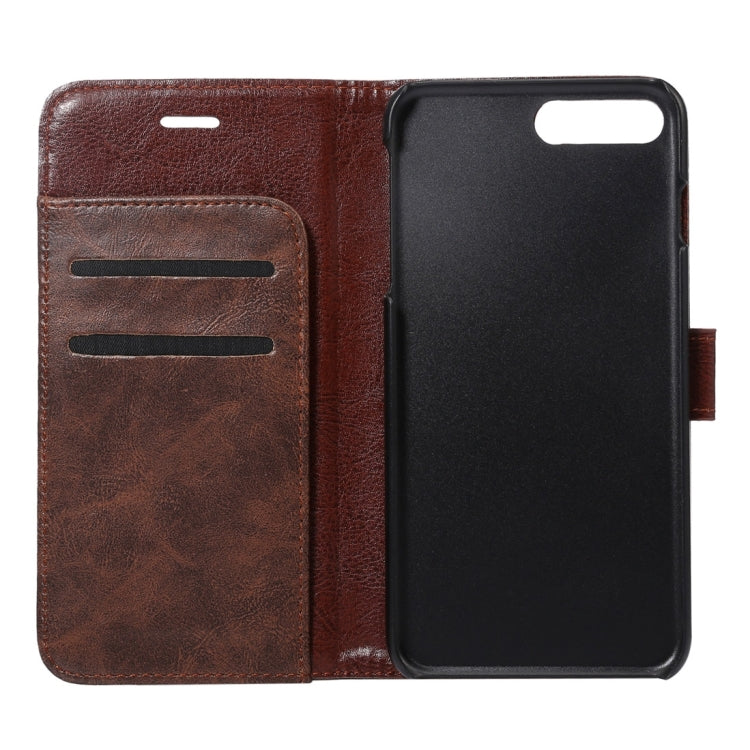 For iPhone 8 Plus & 7 Plus   Crazy Horse Texture Horizontal Flip Leather Case with Holder & Card Slots & Wallet
