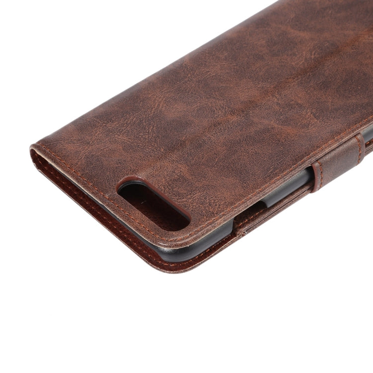 For iPhone 8 Plus & 7 Plus   Crazy Horse Texture Horizontal Flip Leather Case with Holder & Card Slots & Wallet