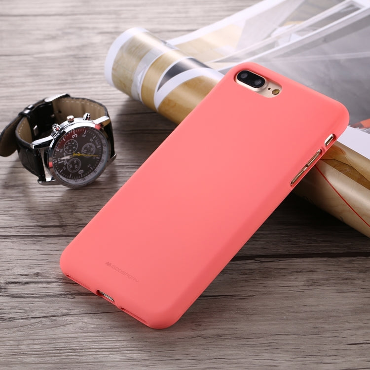 GOOSPERY SOFT FEELING for iPhone 8 Plus & 7 Plus   Liquid State TPU Drop-proof Soft Protective Back Cover Case