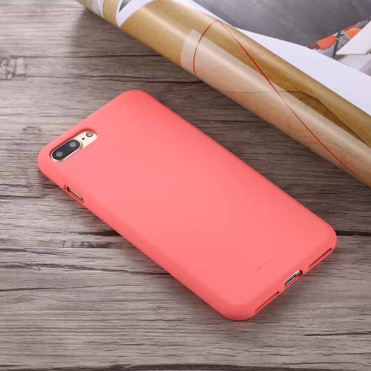 GOOSPERY SOFT FEELING for iPhone 8 Plus & 7 Plus   Liquid State TPU Drop-proof Soft Protective Back Cover Case