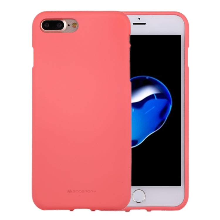 GOOSPERY SOFT FEELING for iPhone 8 Plus & 7 Plus   Liquid State TPU Drop-proof Soft Protective Back Cover Case