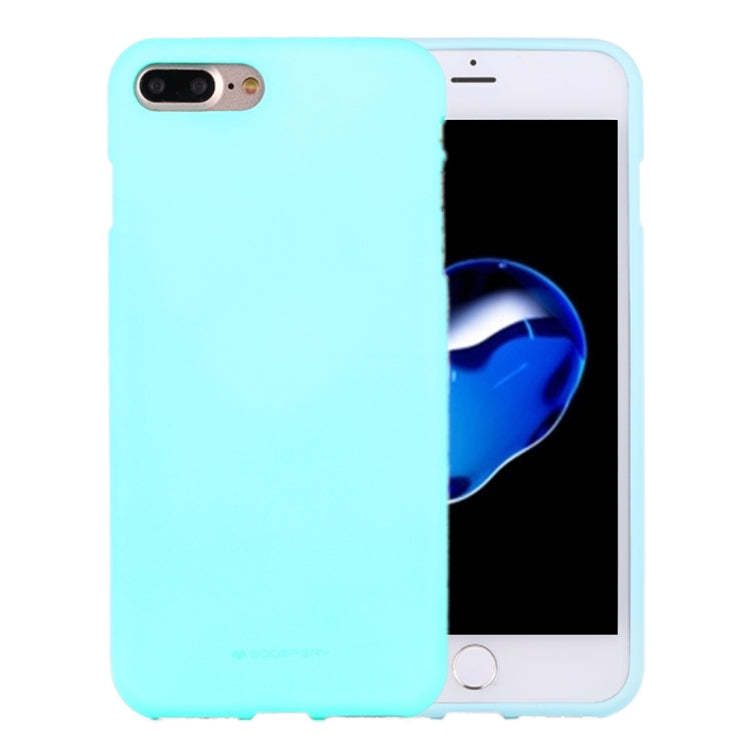 GOOSPERY SOFT FEELING for iPhone 8 Plus & 7 Plus   Liquid State TPU Drop-proof Soft Protective Back Cover Case