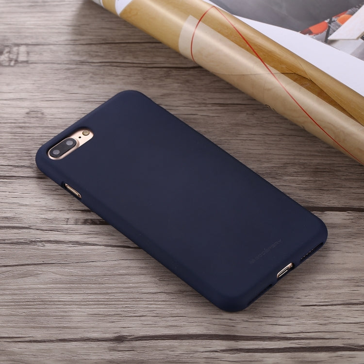 GOOSPERY SOFT FEELING for iPhone 8 Plus & 7 Plus   Liquid State TPU Drop-proof Soft Protective Back Cover Case