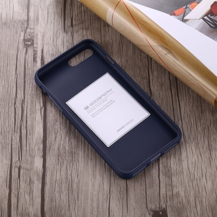 GOOSPERY SOFT FEELING for iPhone 8 Plus & 7 Plus   Liquid State TPU Drop-proof Soft Protective Back Cover Case