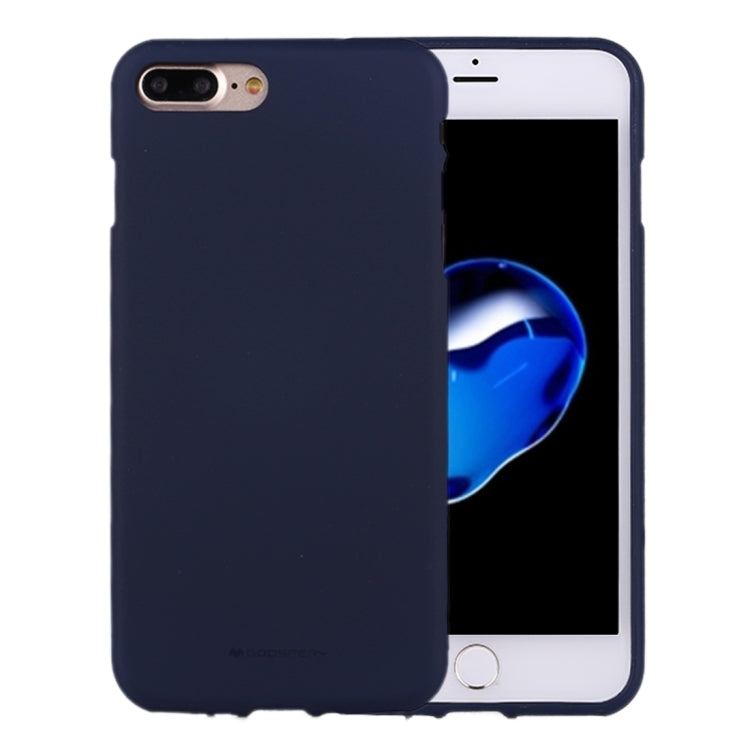GOOSPERY SOFT FEELING for iPhone 8 Plus & 7 Plus   Liquid State TPU Drop-proof Soft Protective Back Cover Case