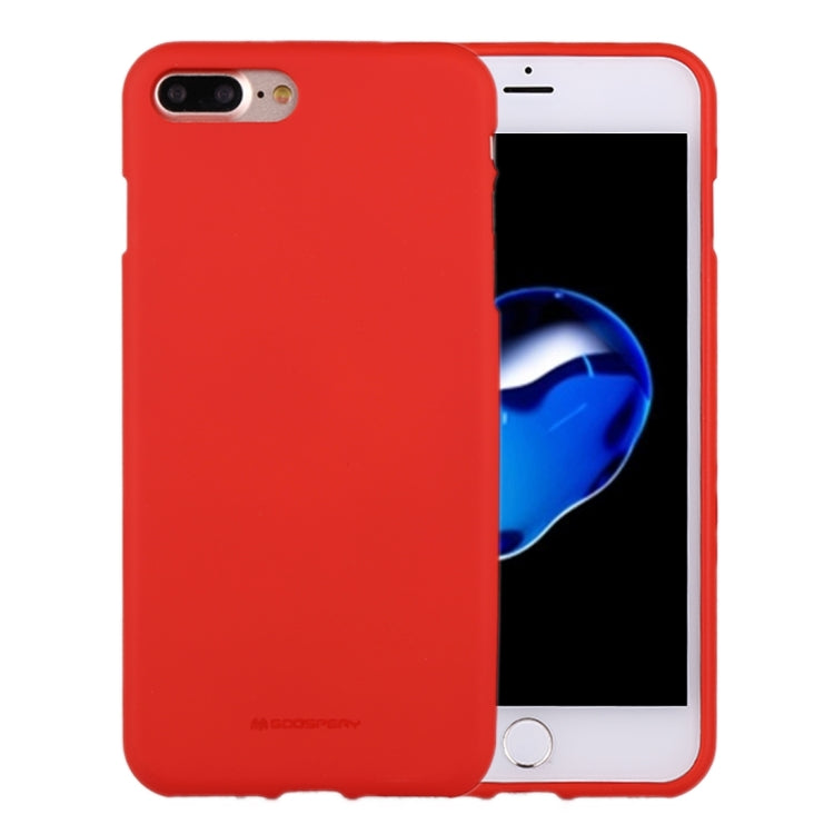 GOOSPERY SOFT FEELING for iPhone 8 Plus & 7 Plus   Liquid State TPU Drop-proof Soft Protective Back Cover Case