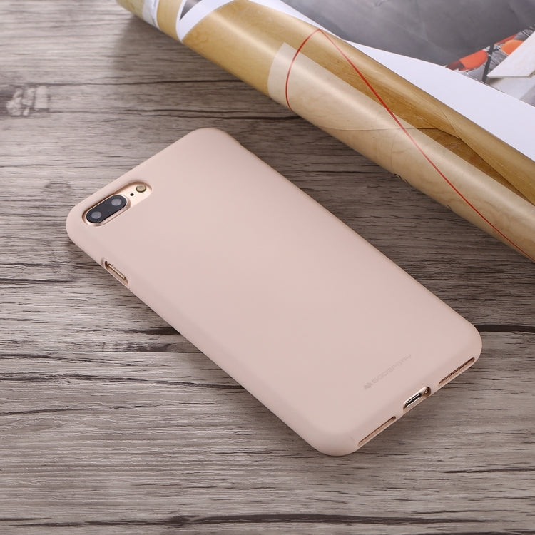 GOOSPERY SOFT FEELING for iPhone 8 Plus & 7 Plus   Liquid State TPU Drop-proof Soft Protective Back Cover Case