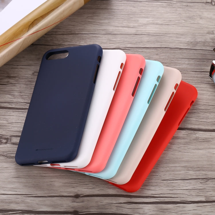 GOOSPERY SOFT FEELING for iPhone 8 Plus & 7 Plus   Liquid State TPU Drop-proof Soft Protective Back Cover Case