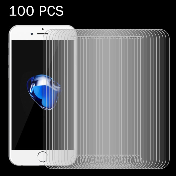 100 PCS For iPhone 7 Plus 0.26mm 9H Surface Hardness 2.5D Explosion-proof Tempered Glass Full Screen Film