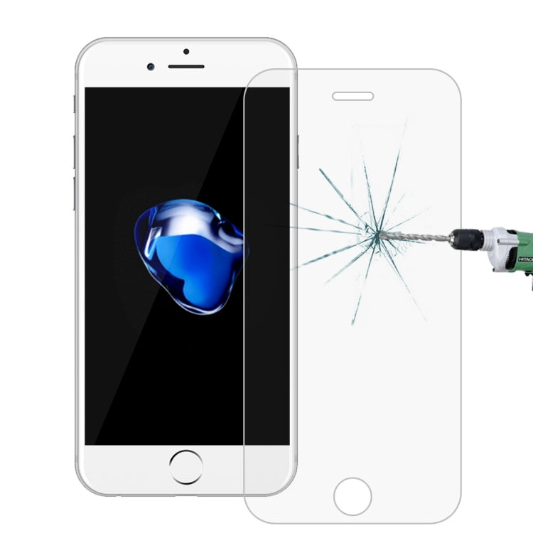100 PCS For iPhone 7 Plus 0.26mm 9H Surface Hardness 2.5D Explosion-proof Tempered Glass Full Screen Film