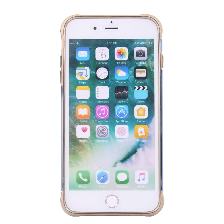 For iPhone 8 Plus & 7 Plus   Electroplating Dropproof TPU+PC Detachable Protective Back Cover Case