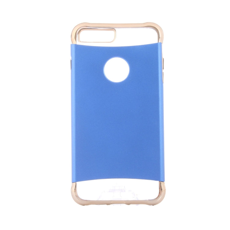 For iPhone 8 Plus & 7 Plus   Electroplating Dropproof TPU+PC Detachable Protective Back Cover Case