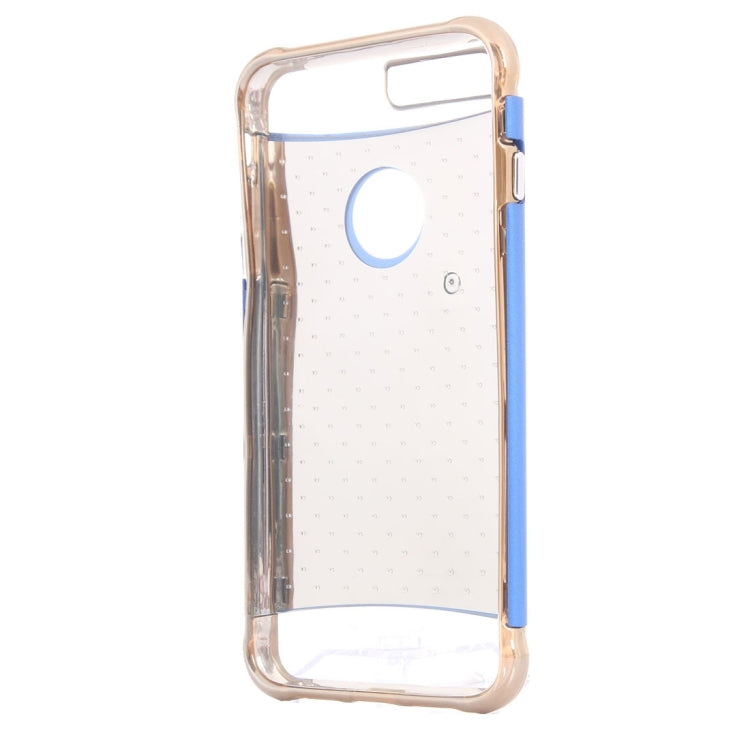 For iPhone 8 Plus & 7 Plus   Electroplating Dropproof TPU+PC Detachable Protective Back Cover Case