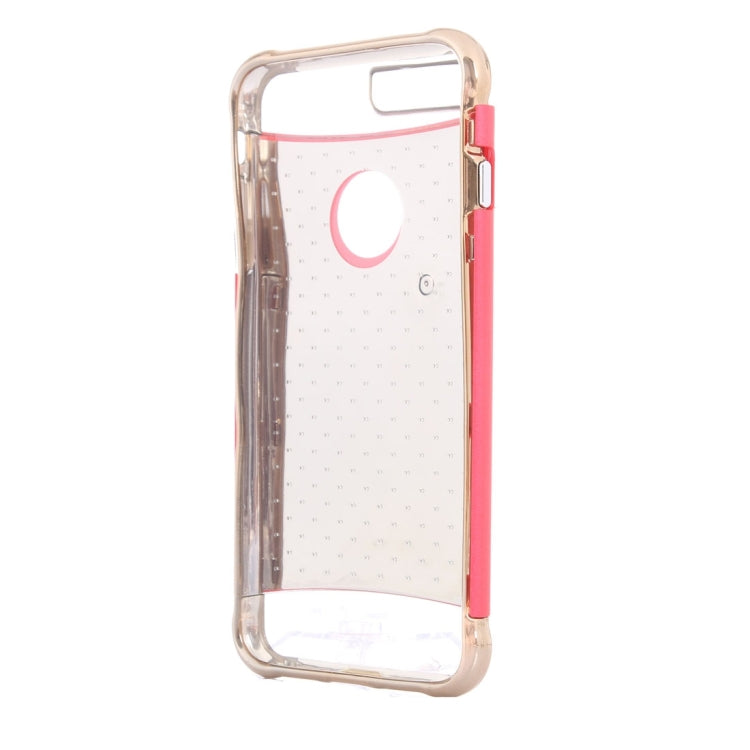 For iPhone 8 Plus & 7 Plus   Electroplating Dropproof TPU+PC Detachable Protective Back Cover Case