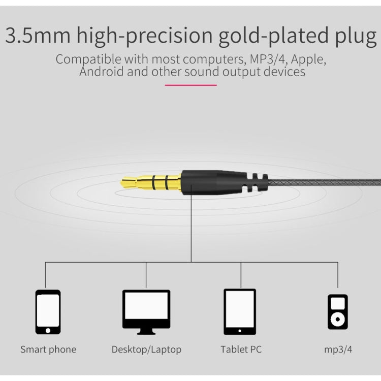 Original 1.2m G2 Dual Moving Coil 6mm Dual Dynamic Driver Earphone, HiFi In-Ear Stereo Audio Earphone, For Apple & Smart Phone & MP3/4 & Other Sound Output Devices
