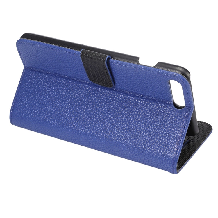 For iPhone 8 Plus & 7 Plus   Lichi Texture Magnetic Adsorption Horizontal Flip Leather Case with Card Slot & Holder & Wallet
