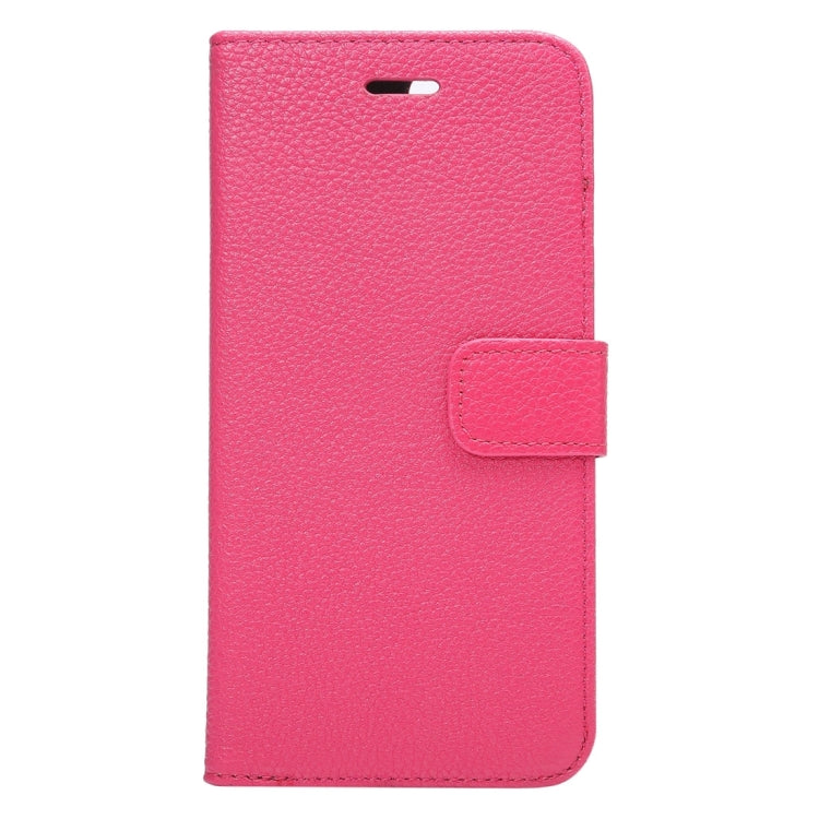 For iPhone 8 Plus & 7 Plus   Lichi Texture Magnetic Adsorption Horizontal Flip Leather Case with Card Slot & Holder & Wallet