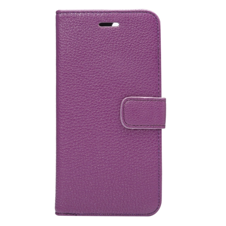 For iPhone 8 Plus & 7 Plus   Lichi Texture Magnetic Adsorption Horizontal Flip Leather Case with Card Slot & Holder & Wallet