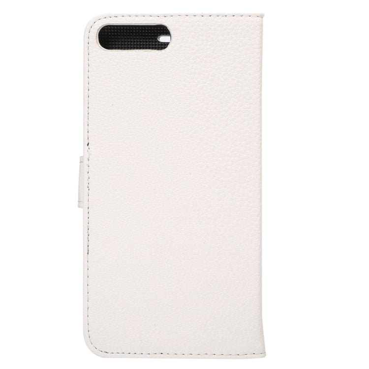 For iPhone 8 Plus & 7 Plus   Lichi Texture Magnetic Adsorption Horizontal Flip Leather Case with Card Slot & Holder & Wallet