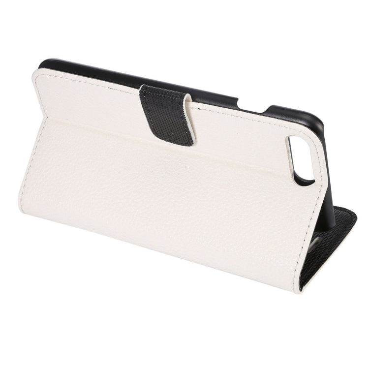 For iPhone 8 Plus & 7 Plus   Lichi Texture Magnetic Adsorption Horizontal Flip Leather Case with Card Slot & Holder & Wallet