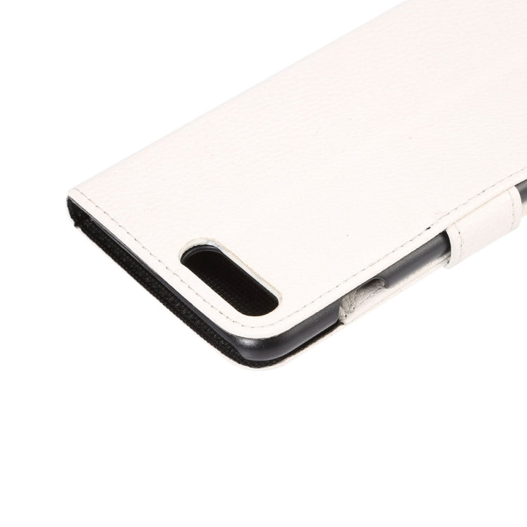 For iPhone 8 Plus & 7 Plus   Lichi Texture Magnetic Adsorption Horizontal Flip Leather Case with Card Slot & Holder & Wallet